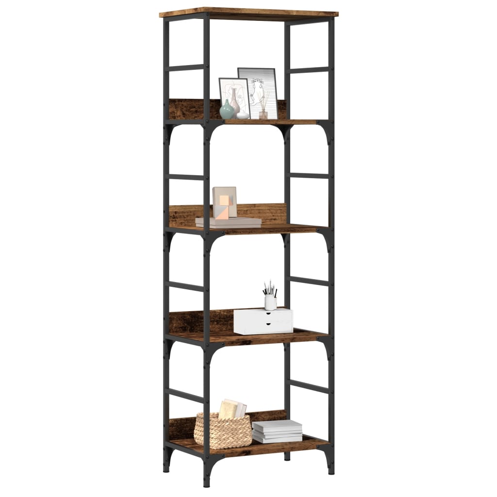 vidaXL Book Cabinet Old Wood 50x33x153 cm Engineered Wood