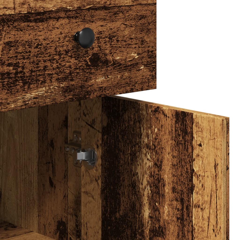 vidaXL Sideboard Old Wood 70x30x80 cm Engineered Wood