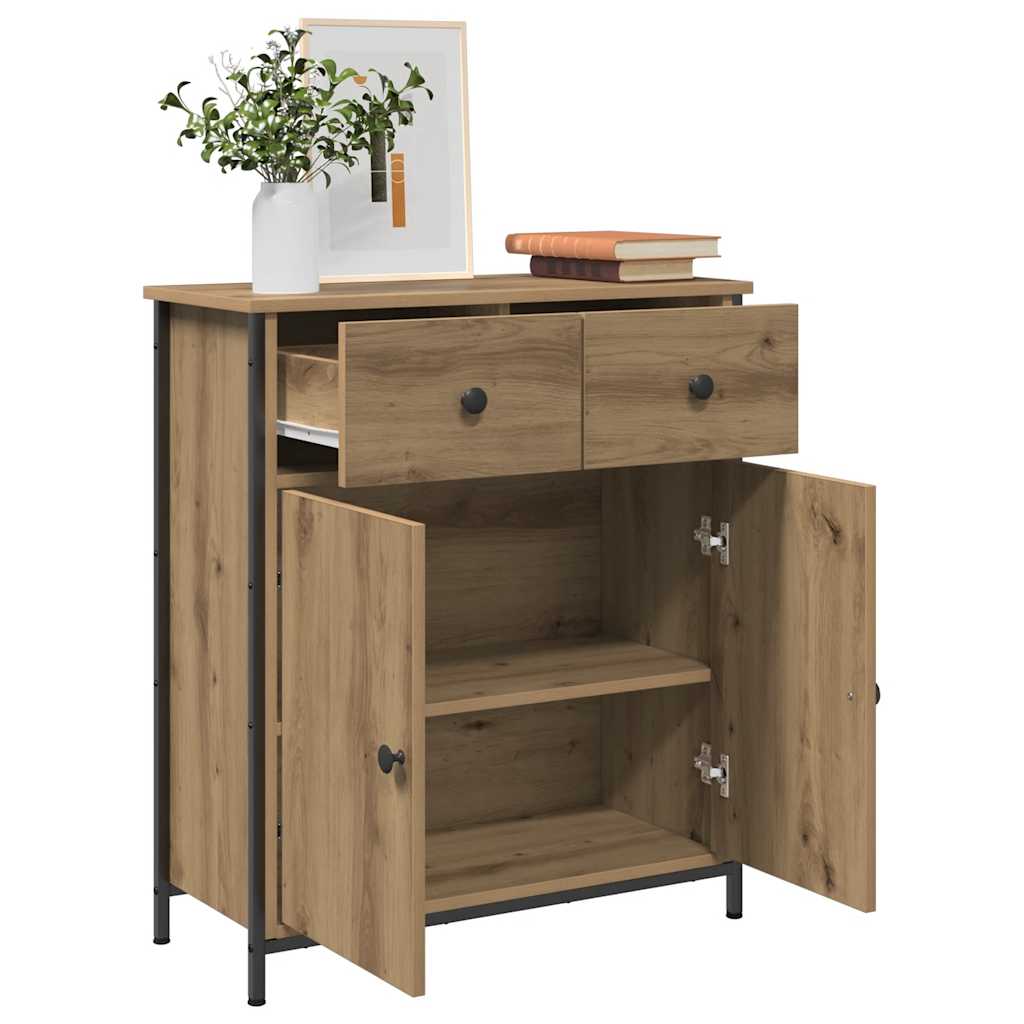 vidaXL Sideboard Artisan Oak 70x30x80 cm Engineered Wood