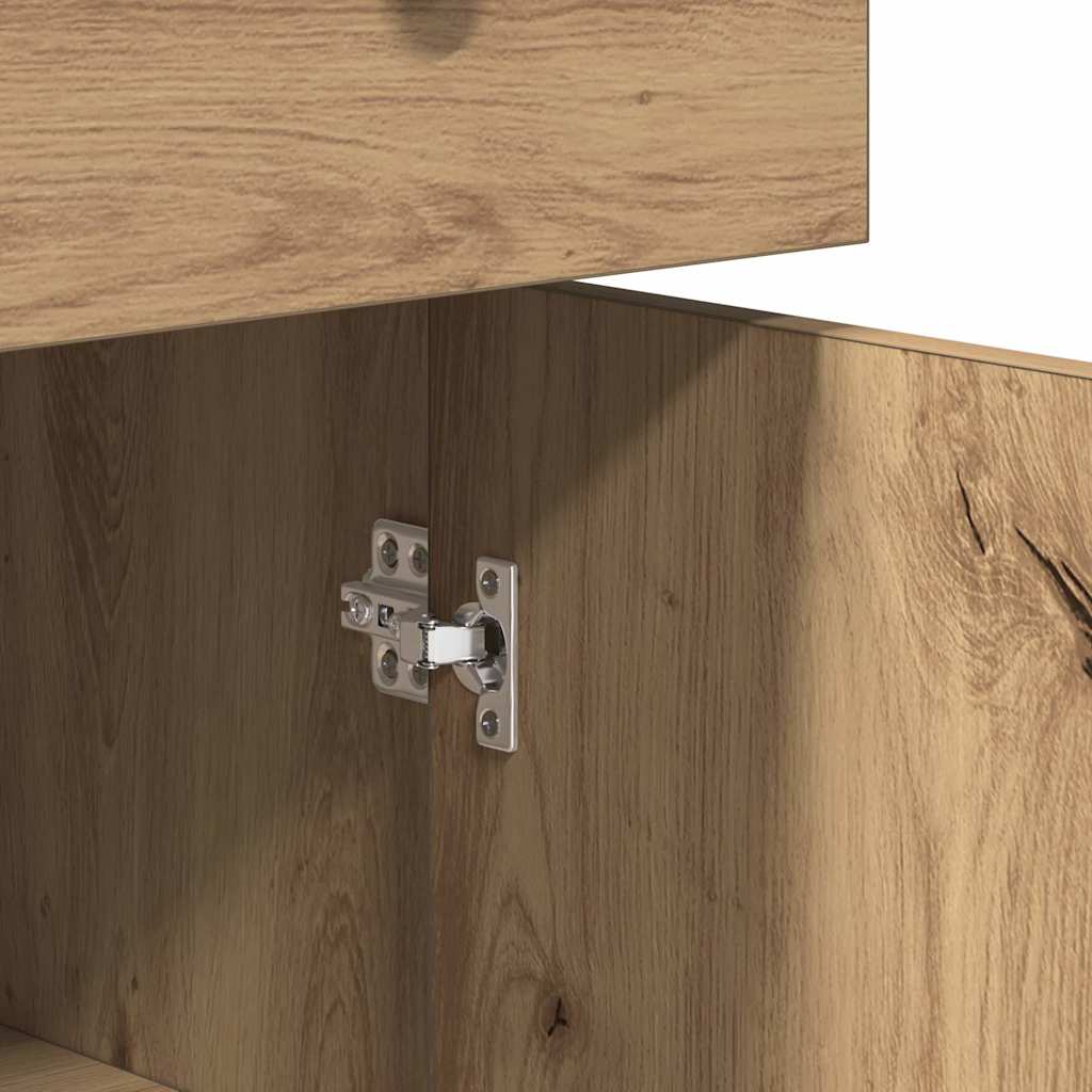 vidaXL Sideboard Artisan Oak 70x30x80 cm Engineered Wood