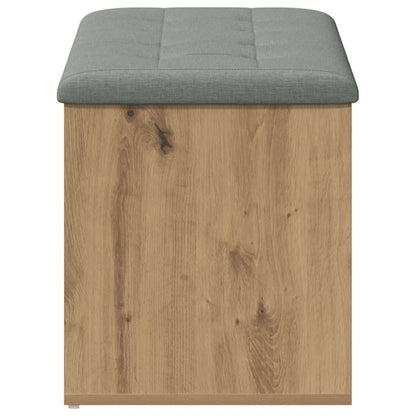 vidaXL Storage Bench Artisan Oak 102x42x45 cm Engineered Wood