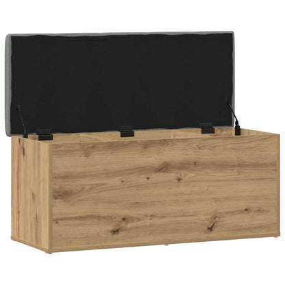 vidaXL Storage Bench Artisan Oak 102x42x45 cm Engineered Wood