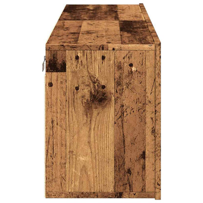 vidaXL TV Cabinets Wall-mounted 2 pcs Old Wood 60x30x41 cm