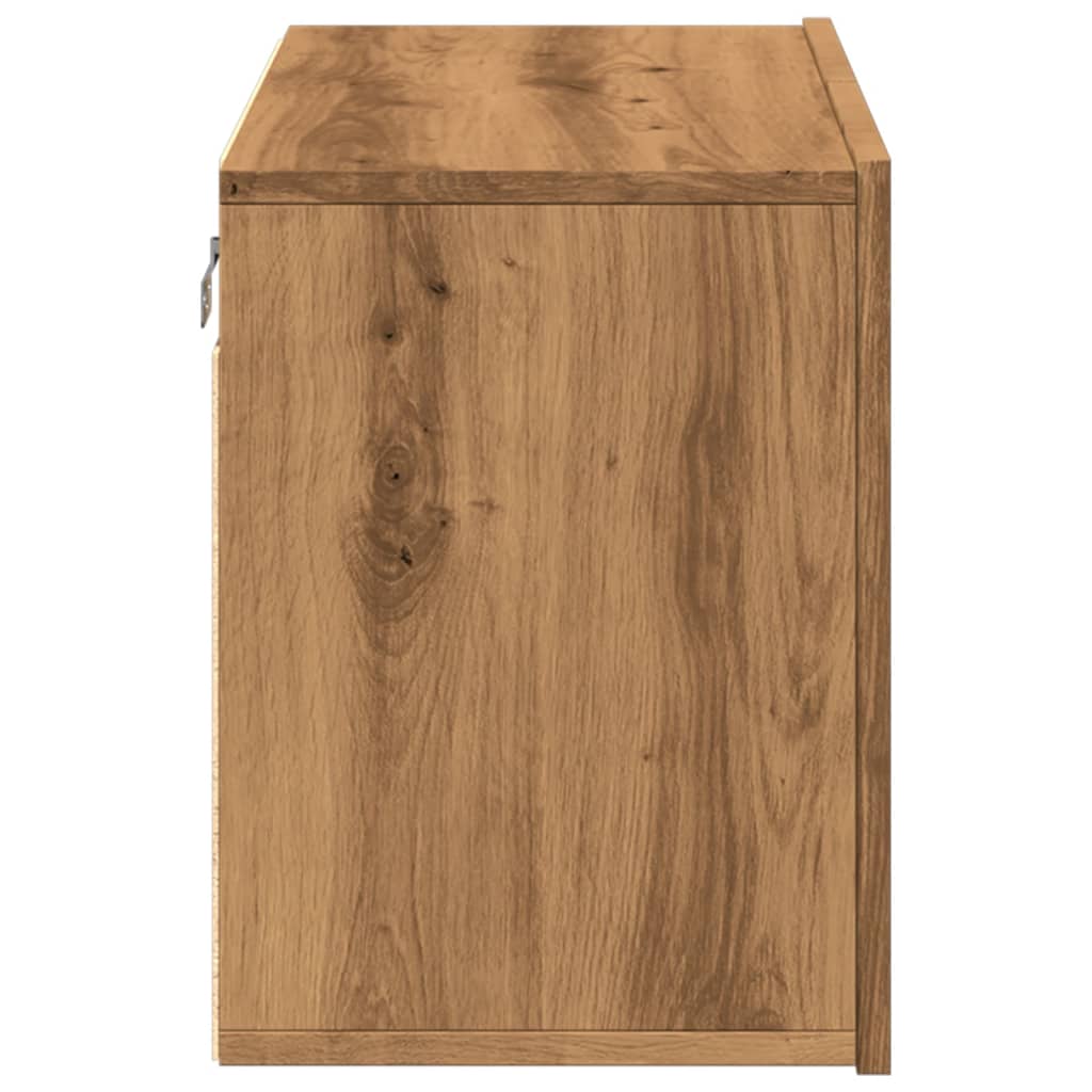 vidaXL TV Cabinet Wall-mounted Artisian Oak 60x30x41 cm
