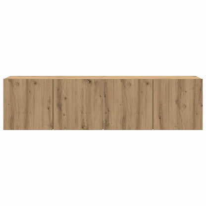 vidaXL TV Cabinets Wall-mounted 2 pcs Artisian Oak 80x30x41 cm