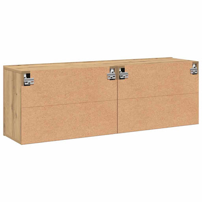 vidaXL TV Cabinets Wall-mounted 2 pcs Artisian Oak 80x30x41 cm
