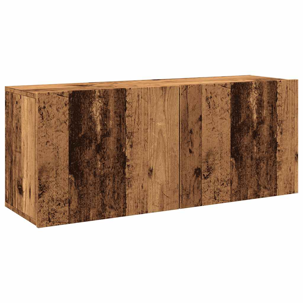 vidaXL TV Cabinet Wall-mounted Old Wood 100x30x41 cm