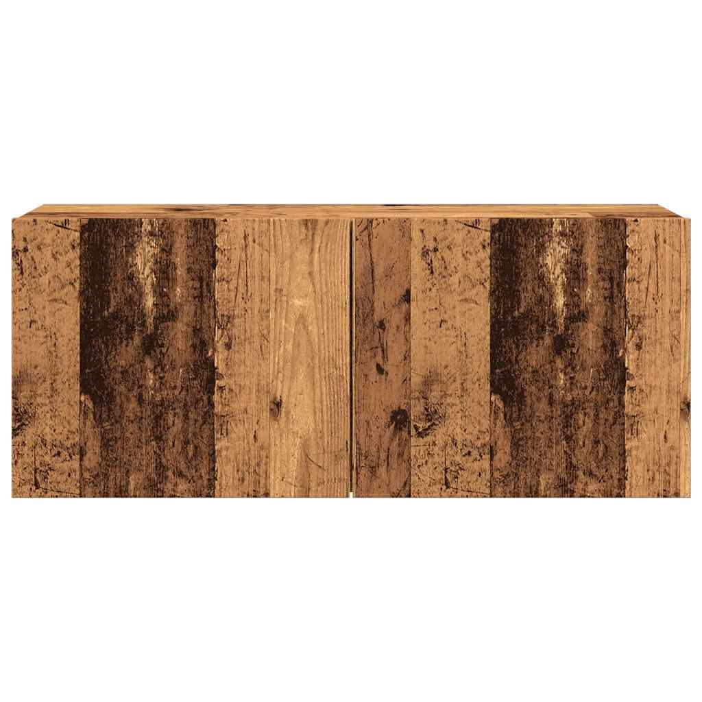 vidaXL TV Cabinet Wall-mounted Old Wood 100x30x41 cm