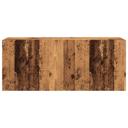 vidaXL TV Cabinet Wall-mounted Old Wood 100x30x41 cm