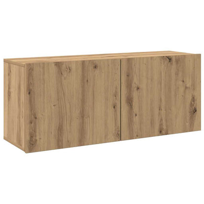 vidaXL TV Cabinet Wall-mounted Artisan Oak 100x30x41 cm