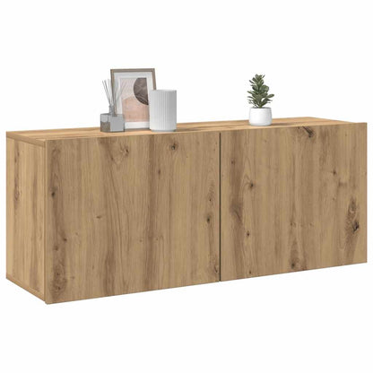vidaXL TV Cabinet Wall-mounted Artisan Oak 100x30x41 cm