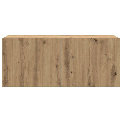 vidaXL TV Cabinet Wall-mounted Artisan Oak 100x30x41 cm