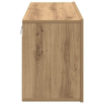 vidaXL TV Cabinet Wall-mounted Artisan Oak 100x30x41 cm