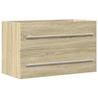 vidaXL Sink Cabinet Old Wood 80x38.5x48 cm Engineered Wood