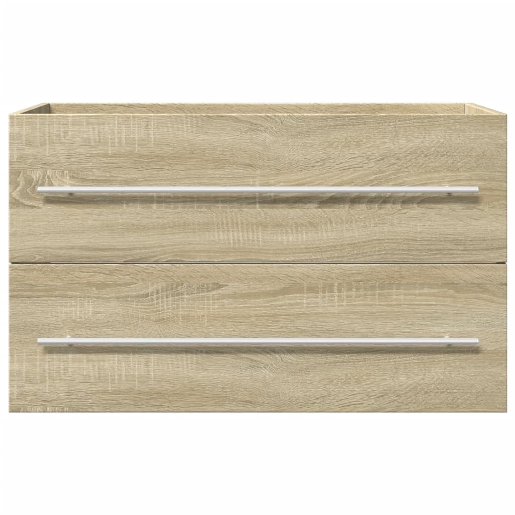 vidaXL Sink Cabinet Old Wood 80x38.5x48 cm Engineered Wood