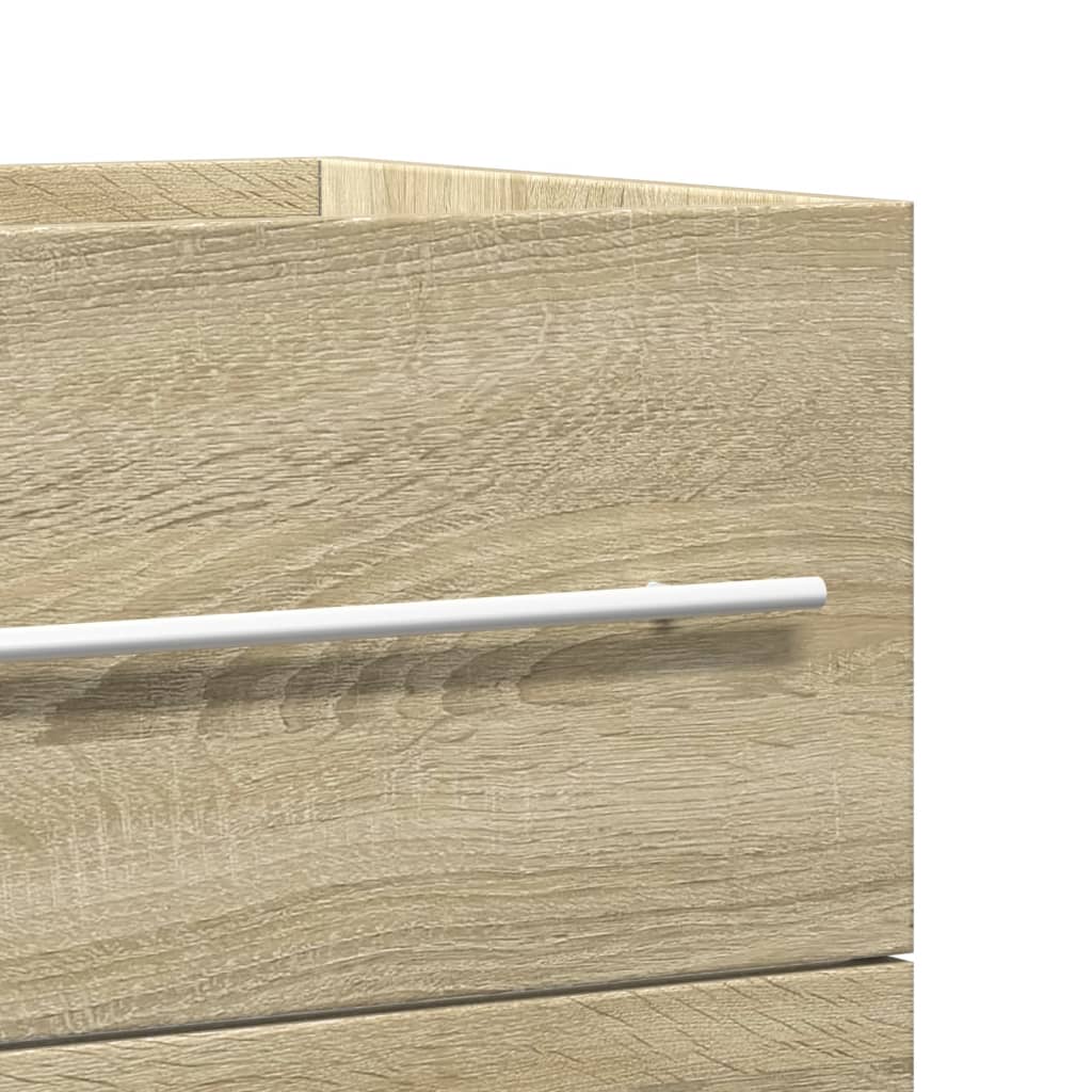 vidaXL Sink Cabinet Old Wood 80x38.5x48 cm Engineered Wood