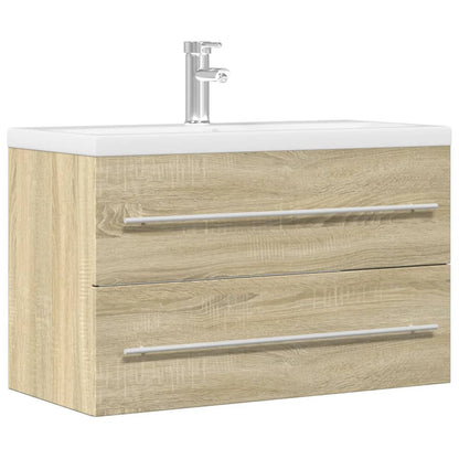vidaXL Sink Cabinet Old Wood 80x38.5x48 cm Engineered Wood
