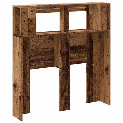 vidaXL LED Headboard Old Wood 100x18,5x103,5 cm Engineered Wood