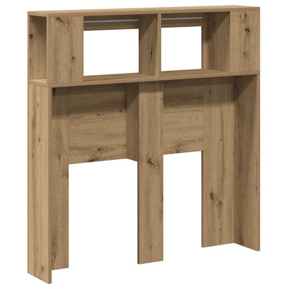 vidaXL LED Headboard Artisan Oak 100x18,5x103,5 cm Engineered Wood