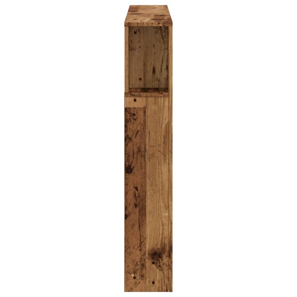 vidaXL LED Headboard Old Wood 120x18.5x103.5 cm Engineered Wood