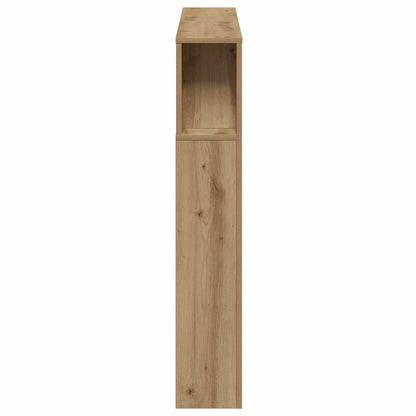vidaXL LED Headboard Artisan Oak 120x18,5x103,5 cm Engineered Wood