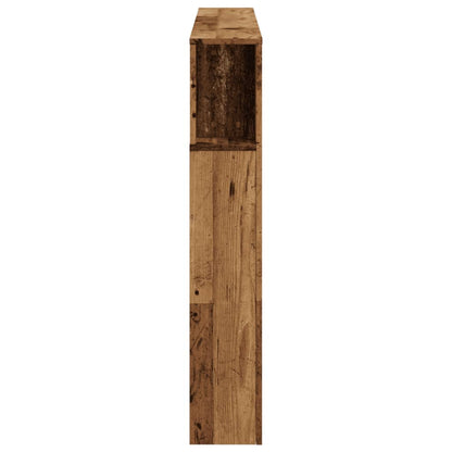 vidaXL LED Headboard Old Wood 140x18,5x103,5 cm Engineered Wood