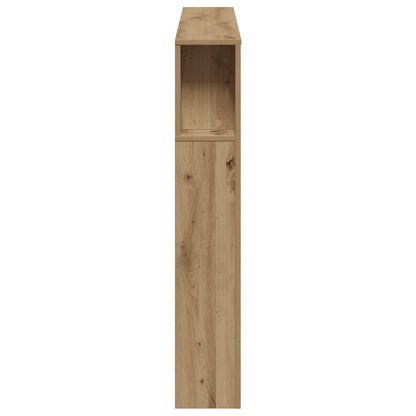 vidaXL LED Headboard Artisan Oak 160x18,5x103,5 cm Engineered Wood