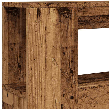 vidaXL LED Headboard Old Wood 180x18.5x103.5 cm Engineered Wood