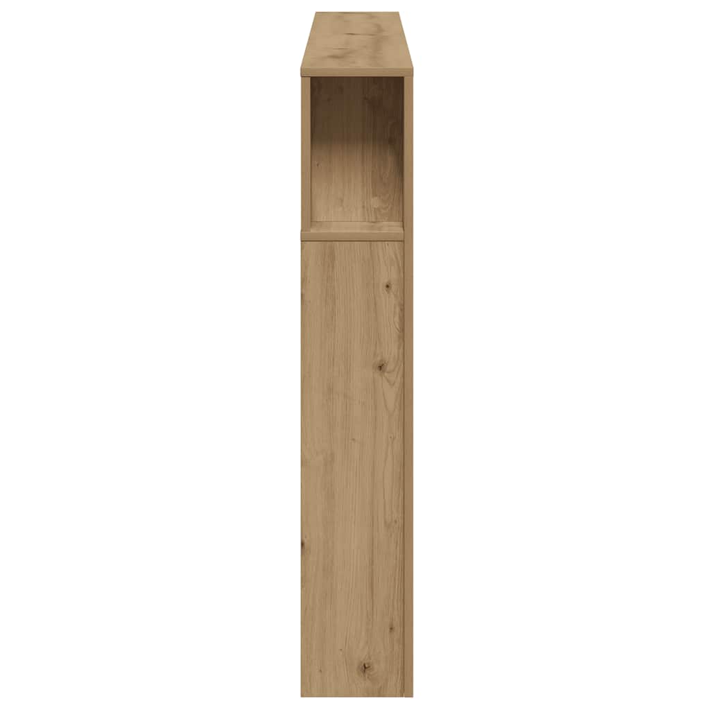 vidaXL LED Headboard Artisan Oak 180x18,5x103,5 cm Engineered Wood