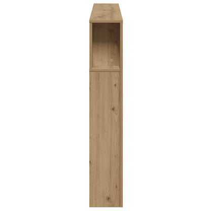 vidaXL LED Headboard Artisan Oak 180x18,5x103,5 cm Engineered Wood
