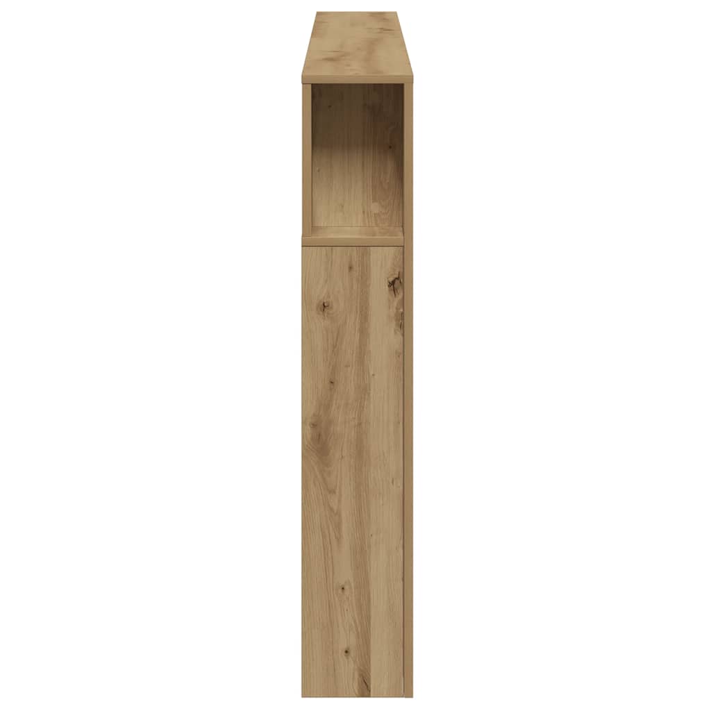 vidaXL LED Headboard Artisan Oak 200x18,5x103,5 cm Engineered Wood