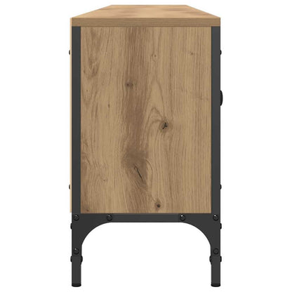 vidaXL TV Cabinet with Drawer Artisan Oak 200x25x44 cm Engineered Wood