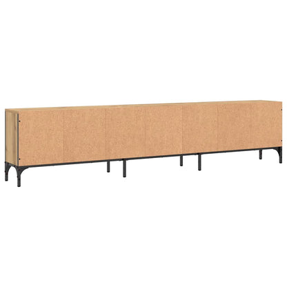 vidaXL TV Cabinet with Drawer Artisan Oak 200x25x44 cm Engineered Wood