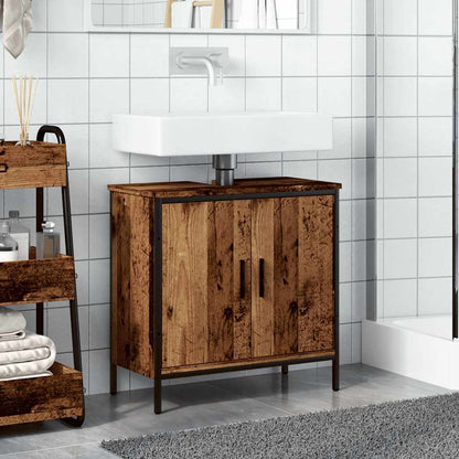 vidaXL Sink Cabinet Old Wood 60x30x60 cm Engineered Wood