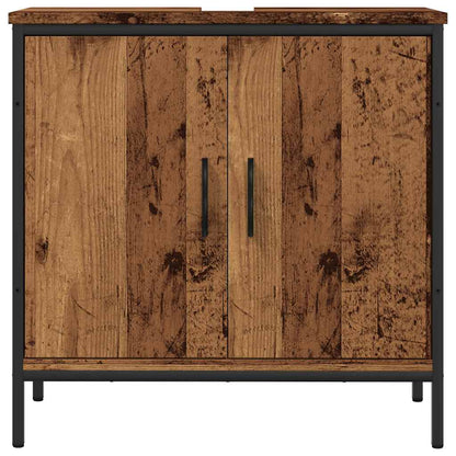vidaXL Sink Cabinet Old Wood 60x30x60 cm Engineered Wood
