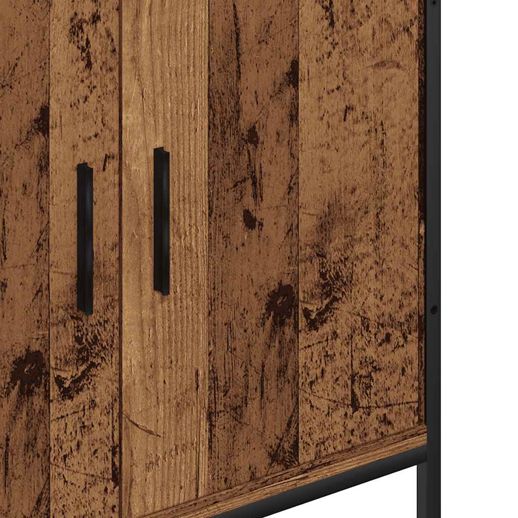 vidaXL Sink Cabinet Old Wood 60x30x60 cm Engineered Wood