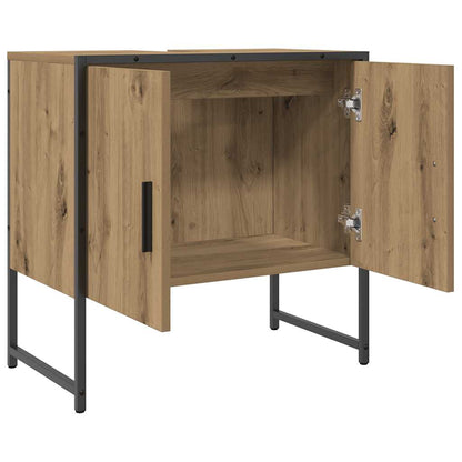 vidaXL Bathroom Sink Cabinet Artisan Oak 60x33x60 cm Engineered Wood