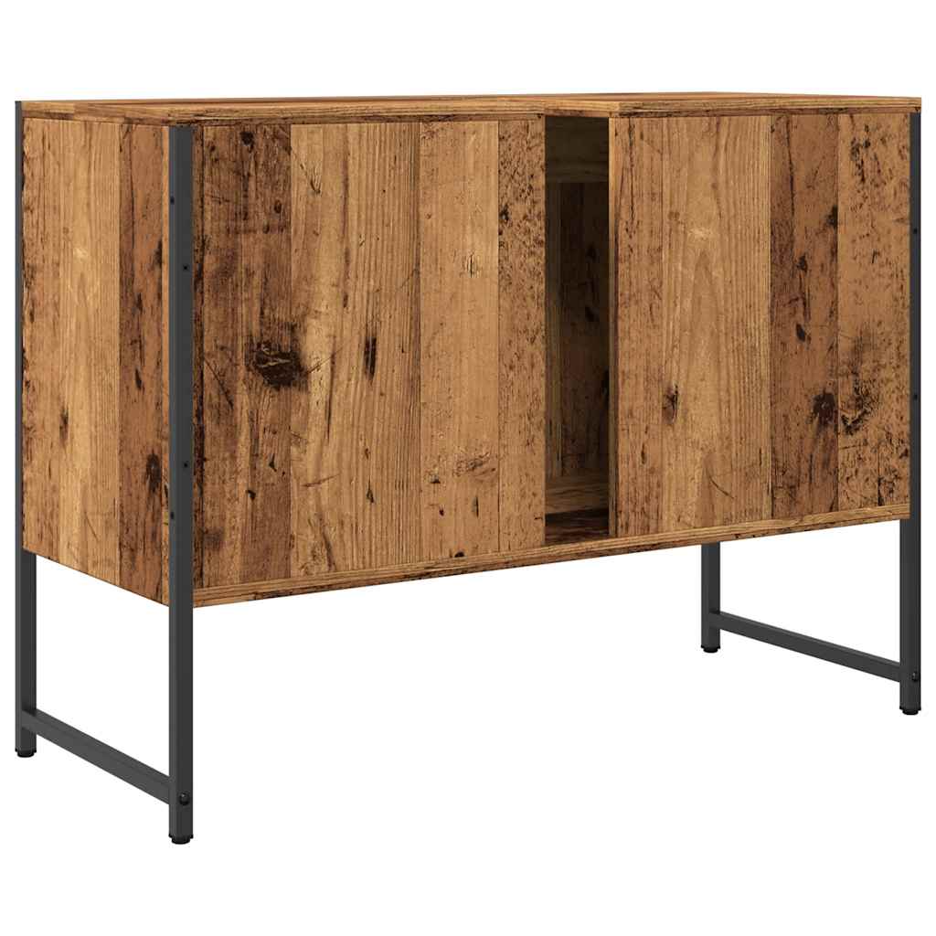 vidaXL Bathroom Sink Cabinet Old Wood 80x33x60 cm Engineered Wood