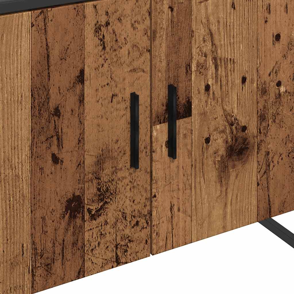 vidaXL Bathroom Sink Cabinet Old Wood 80x33x60 cm Engineered Wood