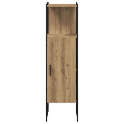 vidaXL Bathroom Cabinet Artisan Oak 33x33x120.5 cm Engineered Wood