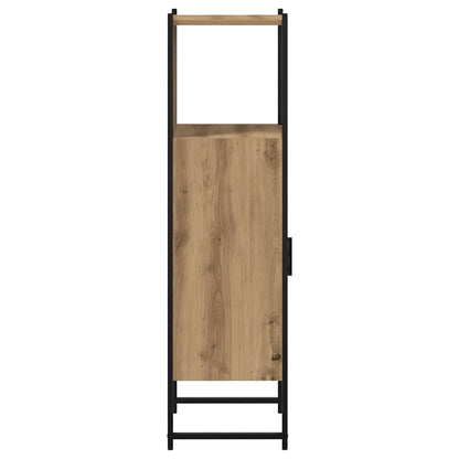 vidaXL Bathroom Cabinet Artisan Oak 33x33x120.5 cm Engineered Wood