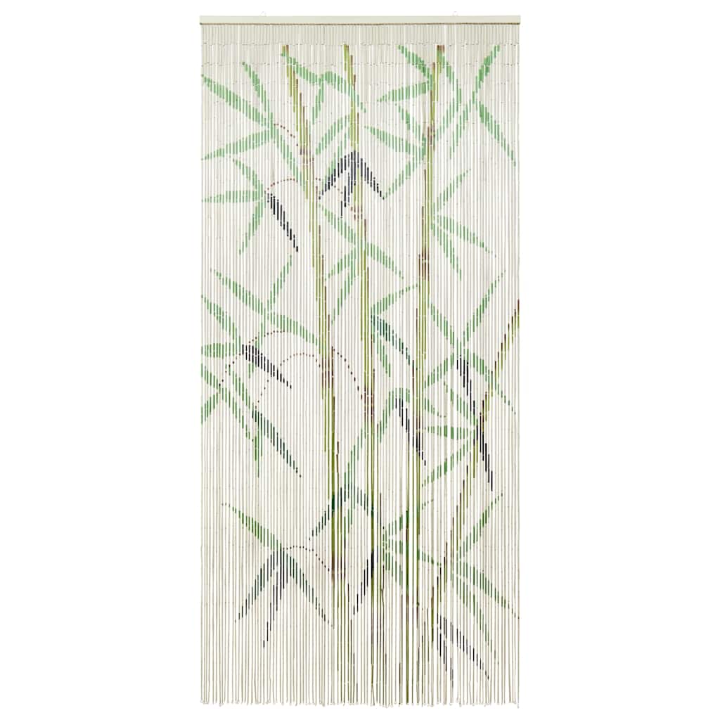 vidaXL Insect Door Curtain Bamboo Print 90x220 cm Bamboo