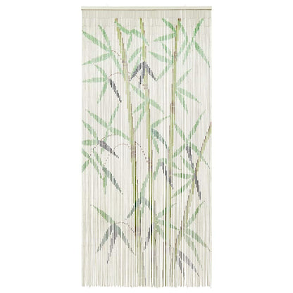 vidaXL Insect Door Curtain Bamboo Print 90x220 cm Bamboo