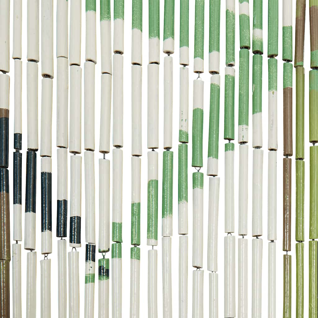 vidaXL Insect Door Curtain Bamboo Print 90x220 cm Bamboo