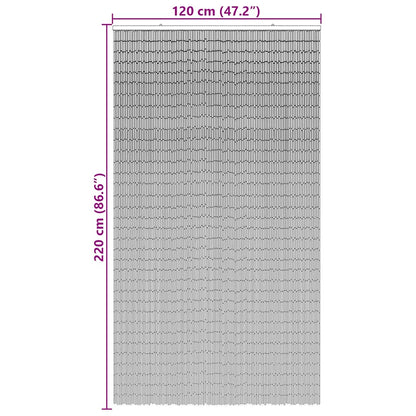 vidaXL Insect Door Curtain Dark Grey 120x220 cm Bamboo