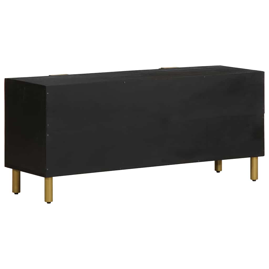 vidaXL TV Cabinet Black 105x33x46 cm Engineered Wood