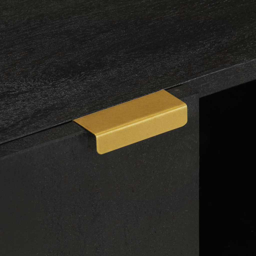 vidaXL TV Cabinet Black 105x33x46 cm Engineered Wood