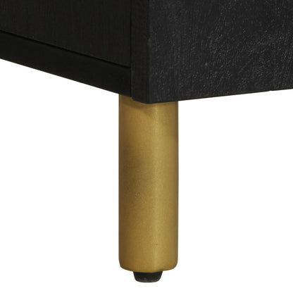 vidaXL TV Cabinet Black 105x33x46 cm Engineered Wood