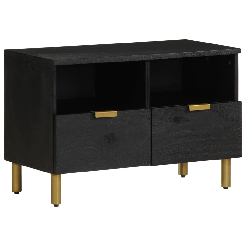 vidaXL TV Cabinet Black 70x33x46 cm Engineered Wood