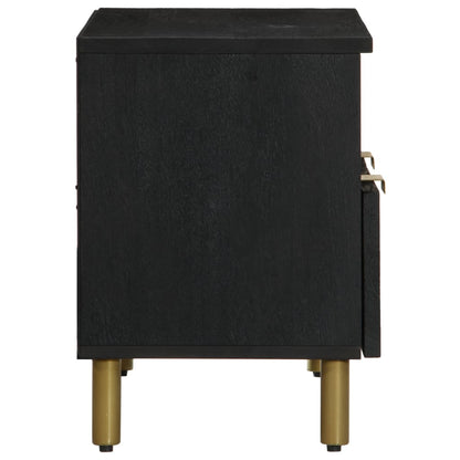 vidaXL TV Cabinet Black 70x33x46 cm Engineered Wood